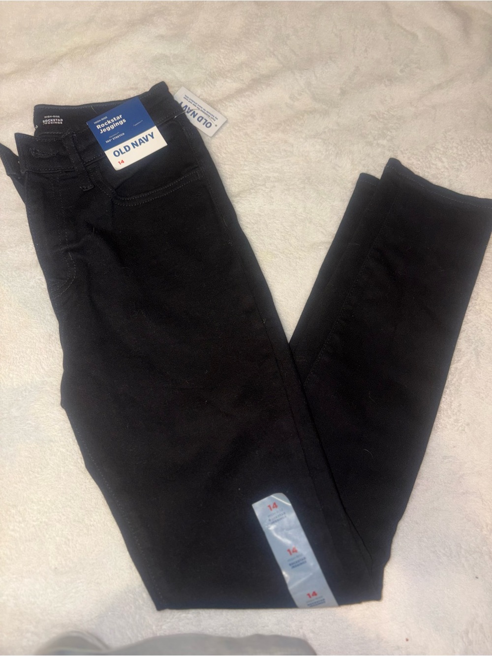 Old Navy girls 14 Black Slim Jeans NWT